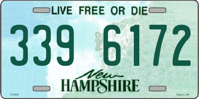 NH license plate 3396172