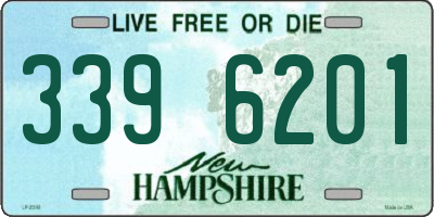 NH license plate 3396201