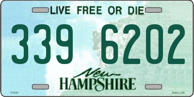 NH license plate 3396202