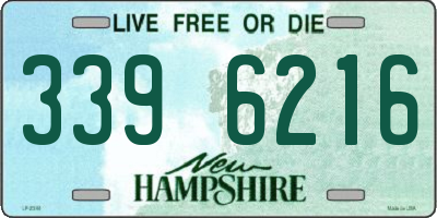 NH license plate 3396216