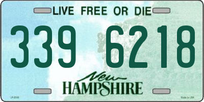 NH license plate 3396218