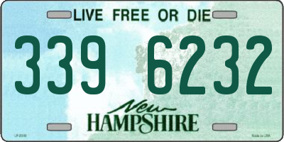 NH license plate 3396232