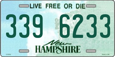 NH license plate 3396233