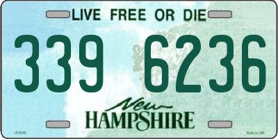 NH license plate 3396236