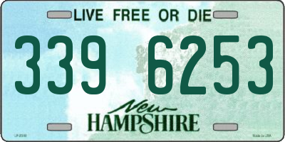 NH license plate 3396253