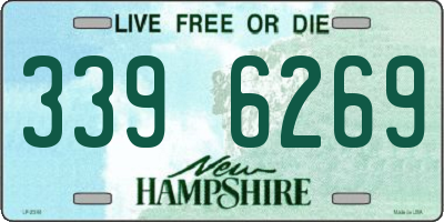 NH license plate 3396269