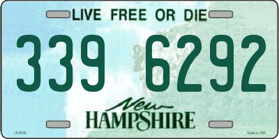 NH license plate 3396292