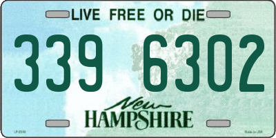 NH license plate 3396302