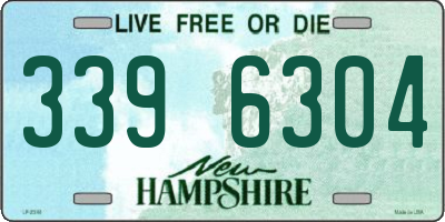 NH license plate 3396304