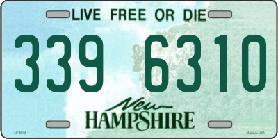 NH license plate 3396310