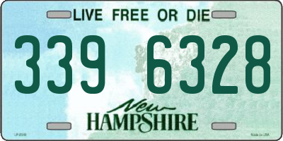 NH license plate 3396328