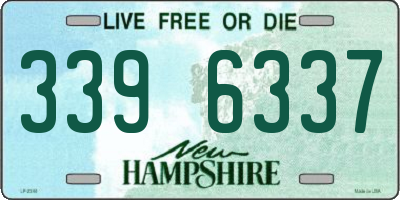NH license plate 3396337
