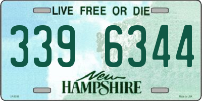 NH license plate 3396344