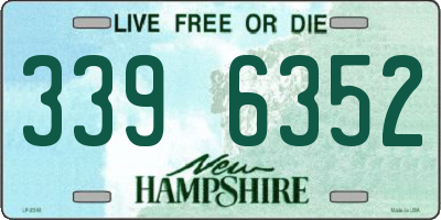 NH license plate 3396352