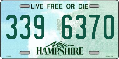 NH license plate 3396370