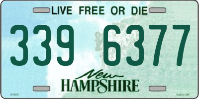 NH license plate 3396377