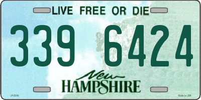 NH license plate 3396424