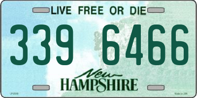 NH license plate 3396466
