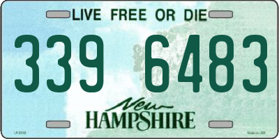 NH license plate 3396483