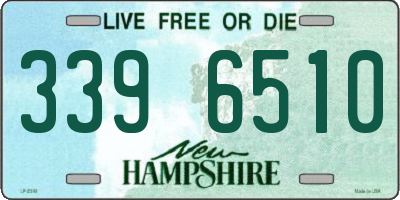 NH license plate 3396510