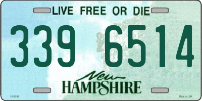 NH license plate 3396514