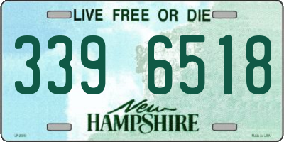 NH license plate 3396518