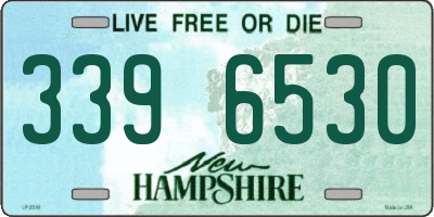NH license plate 3396530