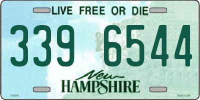 NH license plate 3396544