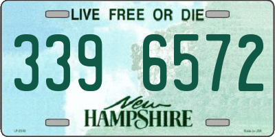 NH license plate 3396572