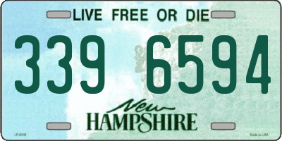 NH license plate 3396594