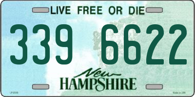 NH license plate 3396622