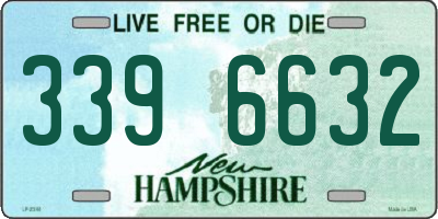 NH license plate 3396632