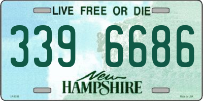NH license plate 3396686