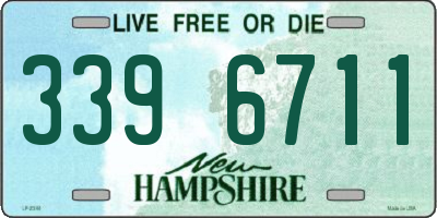 NH license plate 3396711