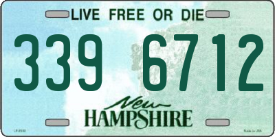 NH license plate 3396712