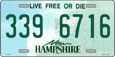 NH license plate 3396716