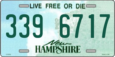 NH license plate 3396717