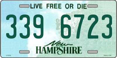 NH license plate 3396723