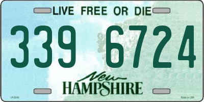 NH license plate 3396724