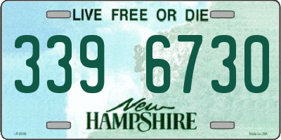 NH license plate 3396730
