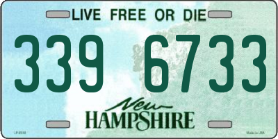 NH license plate 3396733
