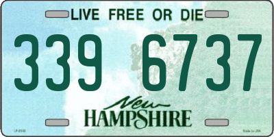 NH license plate 3396737