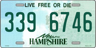 NH license plate 3396746