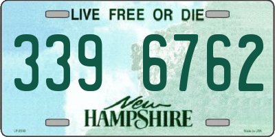 NH license plate 3396762