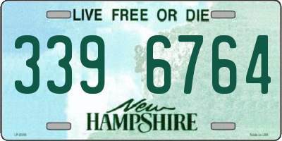 NH license plate 3396764