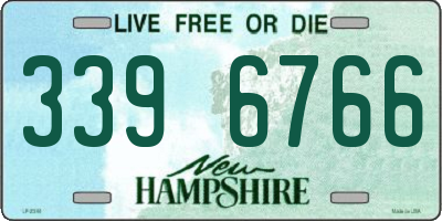 NH license plate 3396766