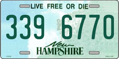 NH license plate 3396770