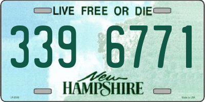 NH license plate 3396771