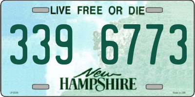 NH license plate 3396773