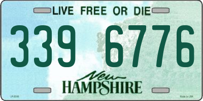 NH license plate 3396776